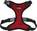 Voyager Step-in Pet Harness - All Weather Mesh, Adjustable Step in Harness for Cats and Dogs by Best Pet Supplies - Red/Black Trim, S