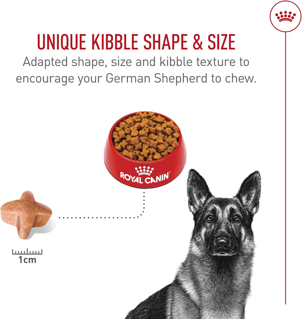ROYAL CANIN German Shepherd Adult Dry Dog Food, 5 lb Bag | Digestive Health, Skin Health, Bone & Joint Support, For Adult German Shepherds 15+ Months, Specialized Kibble