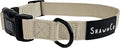 ShawnCo Dream Walk Dog Collar- Premium, Adjustable and Comfortable Pet Collar for Small, Medium, Large and Extra Large Dogs (M, Driftwood)