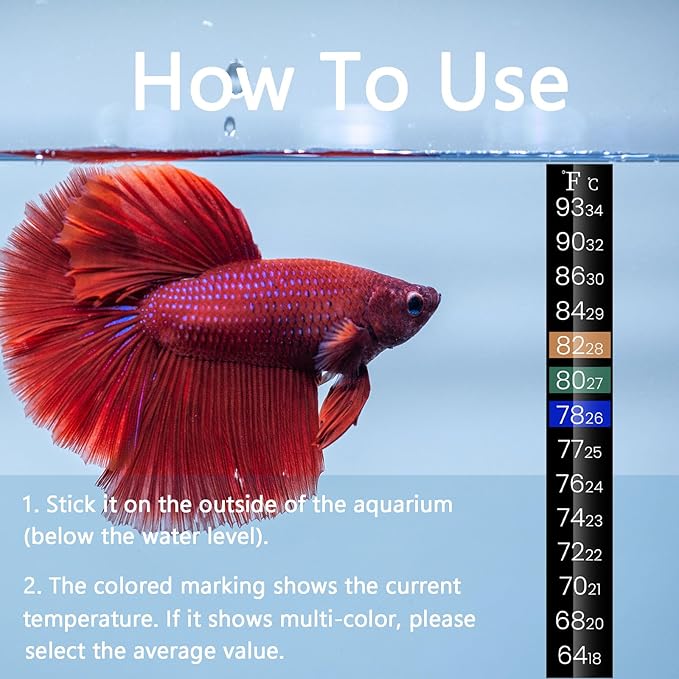 AQUANEAT Aquarium Heater, 300W Fish Tank Heater, Adjustable Submersible Water Thermostat with Thermometer