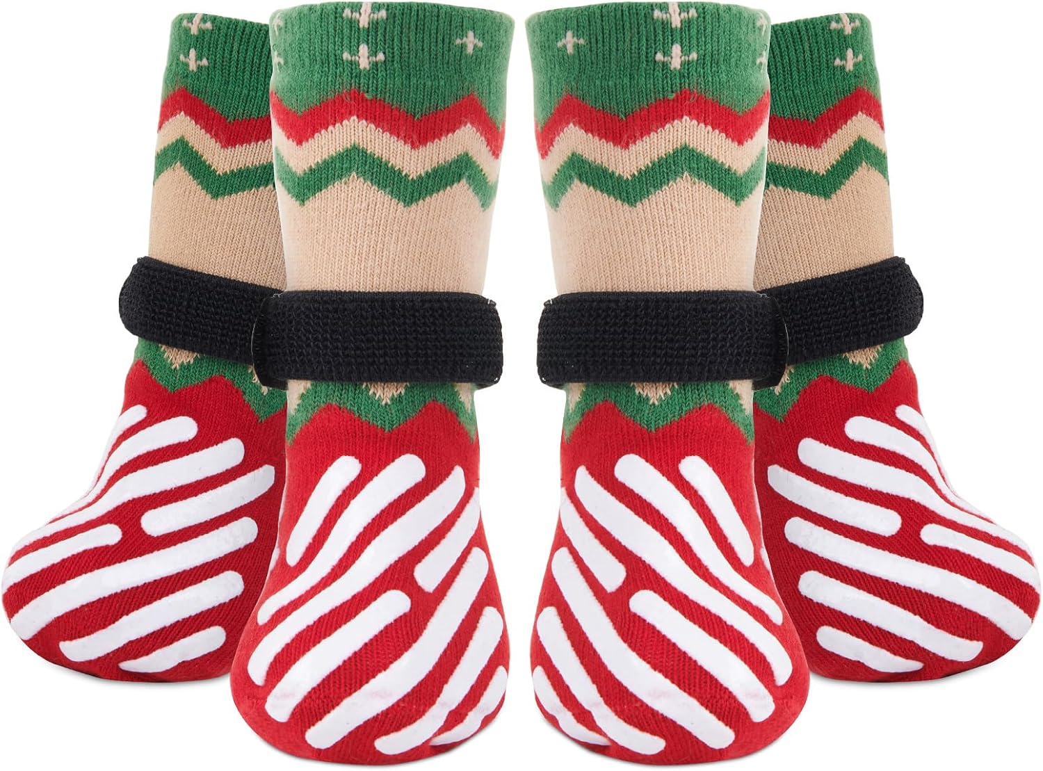 LOOBANI Dog Socks to Prevent Licking Paws, Hardwood Floors Anti Slip, Non Slip Dog Socks with Grippers Dog Paw Protector, Dog Booties for Indoor Use