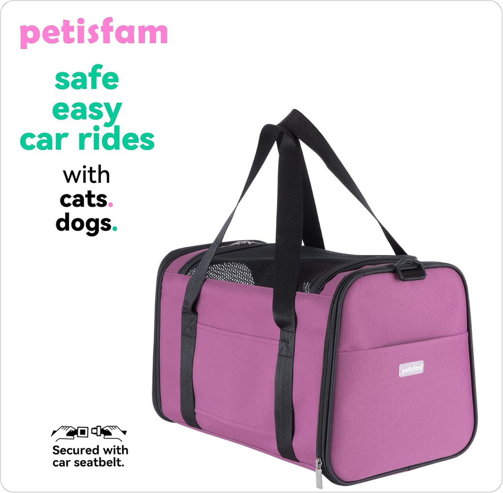 Easy Load Pet Carrier for Medium Cats and Small Dogs