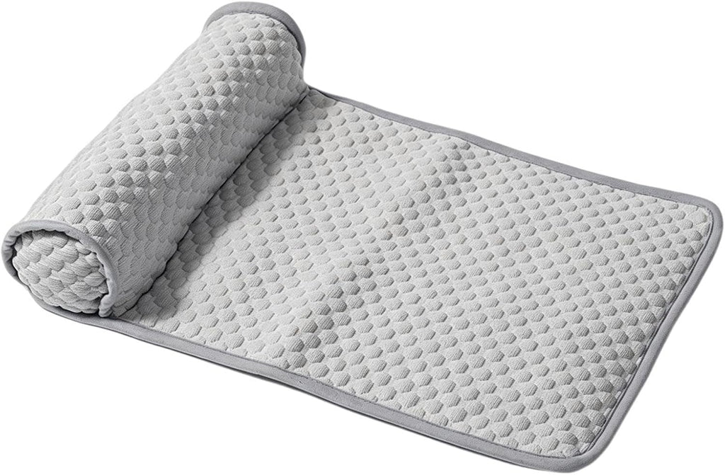 Cooling Dog Mat, Cooling Pet Pad, Puppy Crate Mat | Pet Resting Pad, Non Slip Cooling Cushion, Comfortable Summer surfaces for Puppies Kittens Bedroom Floor Sofa Cage Kennel