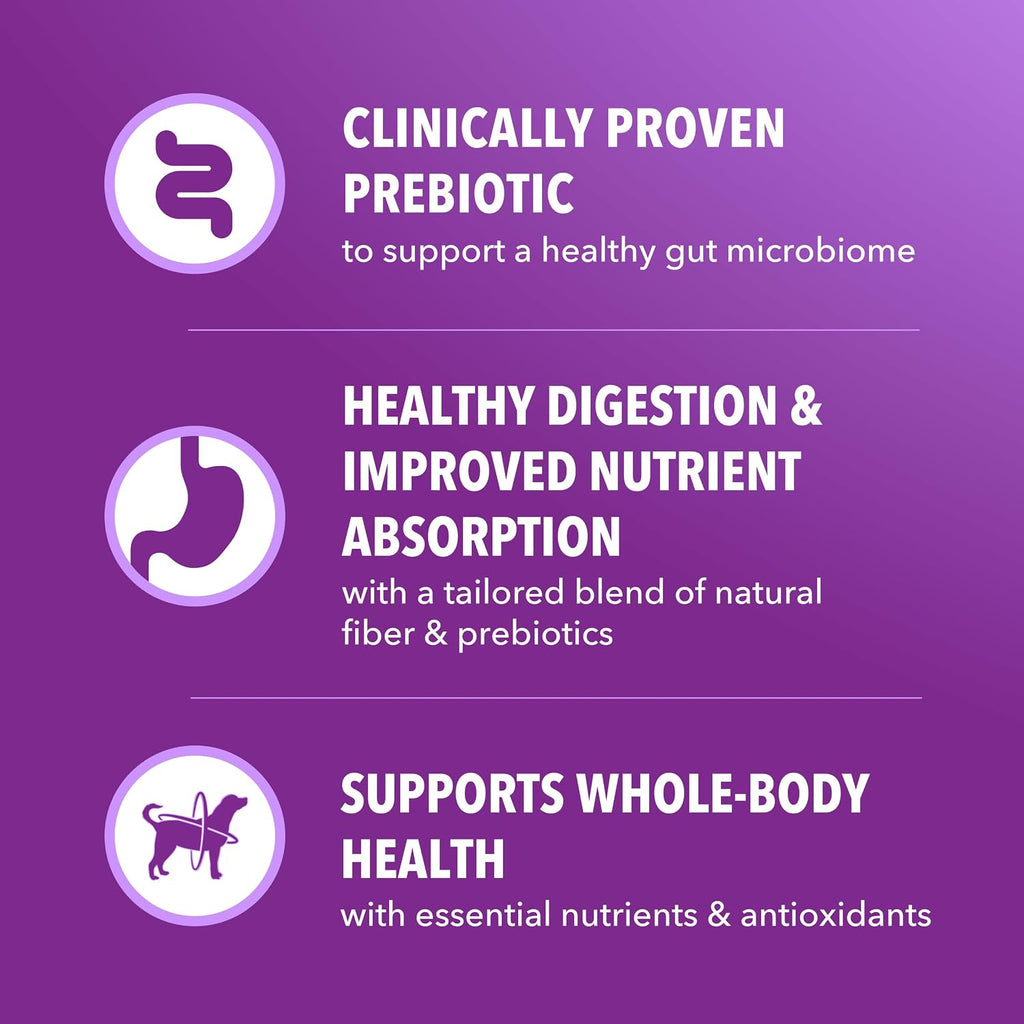 IAMS Advanced Health Healthy Digestion Dry Dog Food, Chicken, 13.5 lb | Real farm-raised chicken #1 ingredient, 0% fillers, natural fiber & prebiotics, supports digestive health