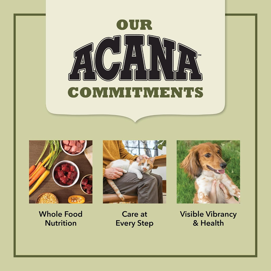 ACANA Dry Dog Food Small Breed Recipe Real Chicken Eggs, 11.5lb Bag | Made in the USA, Includes Probiotics, Omega-3 Fatty Acids, Free-Run Poultry, Small Breed Dogs, Global Quality Ingredients