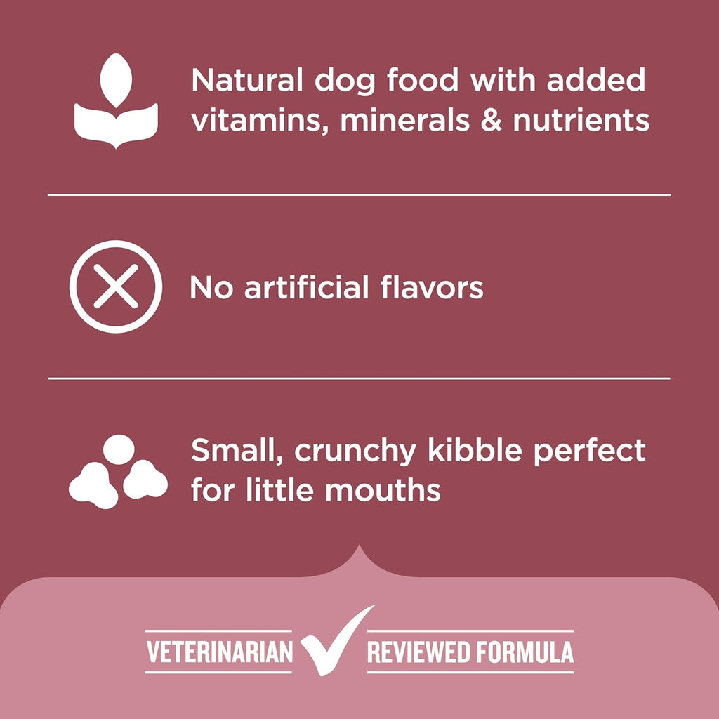 Nutrish Small Breed Dry Dog Food with Chicken, 5 lb. Bag (Rachael Ray) | Suitable for Small Adult Dogs, Veterinarian Reviewed Formula, Made with No Artificial Flavors