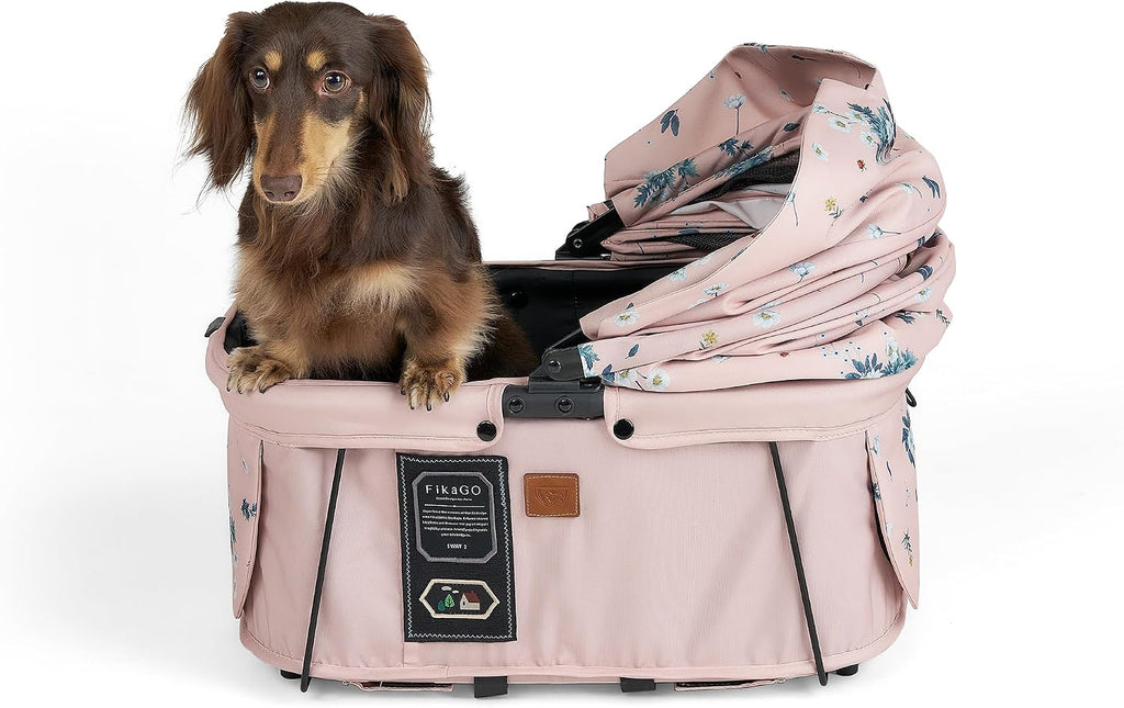 Sway2 Pet Car Seat and Carrier, 2-in-1 Booster Seat for Small Dogs and Cats