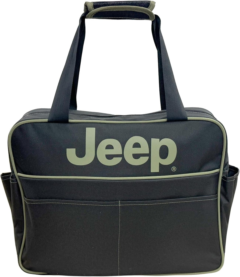 Jeep Vehicle Seat Protector for Dogs and Pets (Charcoal Black) Adjustable Seat Cover - Durable Protection Waterproof Design (58 x 23 x 18.5 inch)