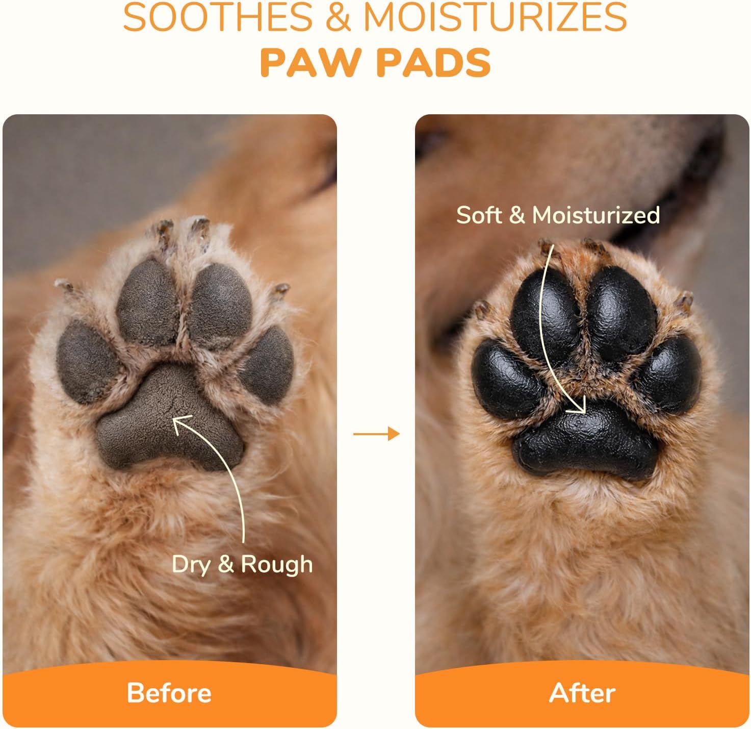 Lick-Safe Dog Paw & Nose Balm | 2.1 oz All Natural Wax with Coconut Oil | Summer Hot Pavement, Winter Snow & Road Salt Protector | Moisturizer for Dry, Rough Pads & Snouts