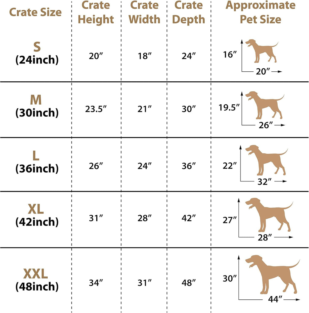 Ellie-Bo Silver Standard Medium 30 inch Dog Cage