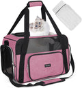 BAGLHER Pet Travel Carrier, Cat Carriers Dog Carrier for Small Medium Cats Dogs Puppies, Airline Approved Small Dog Carrier Soft Sided, Collapsible Puppy Carrier