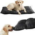 Chew Proof Dog Bed Crate Pad for Aggressive Chewers, 17"x23" | Indestructible Dog Bed, Kennel Mat, Heavy Duty, Tough & Durable, Waterproof, Machine Washable, Indoor & Outdoor,Black,X-Small