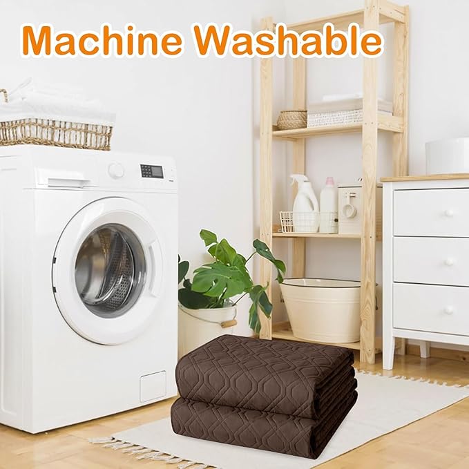 hyha Waterproof Dog Bed Blanket, Soft Pet Blankets, Waterproof Couch Cover for Dogs, Reversible Sofa Covers Washable for Furniture (30x53 Inch, Chocolate/Beige)
