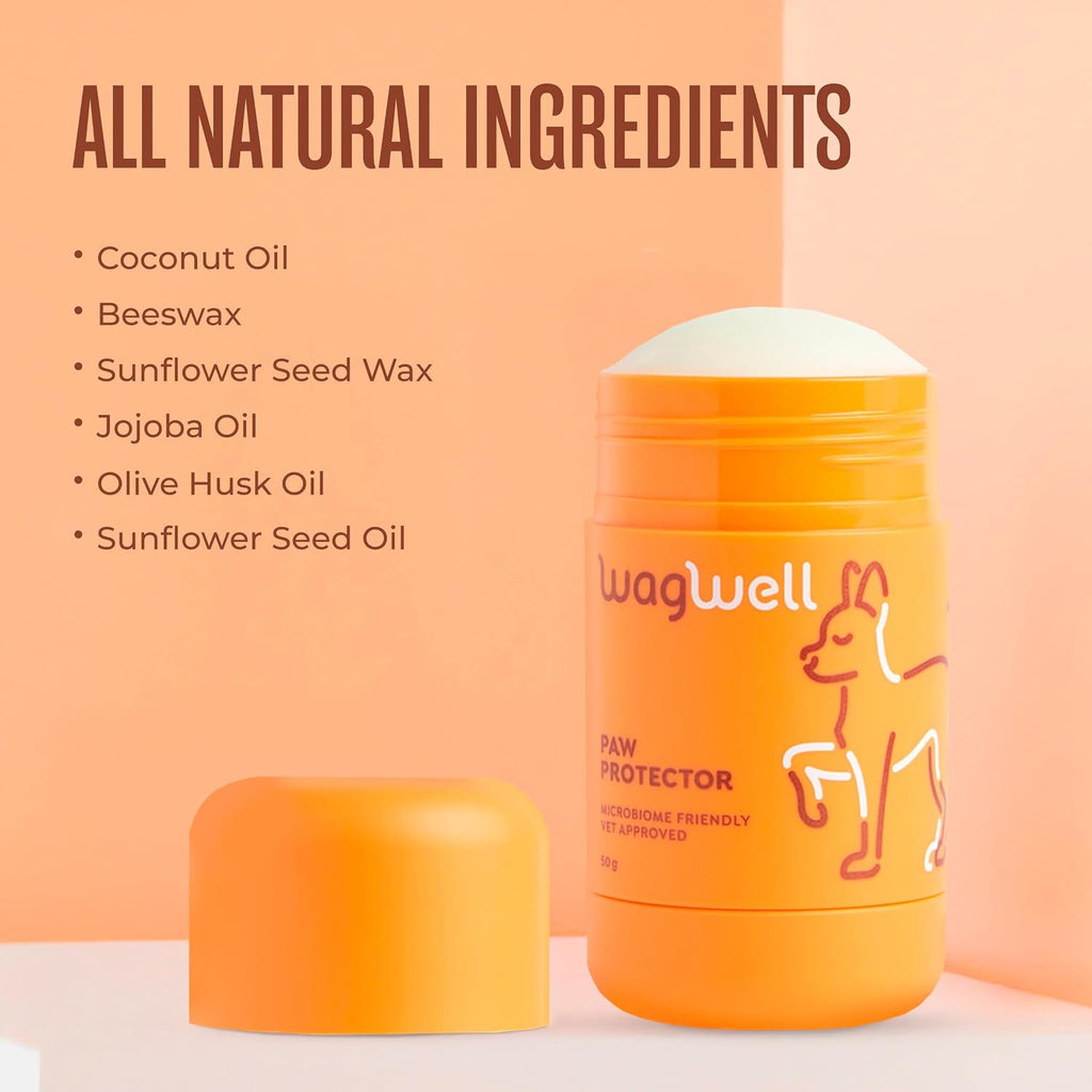 Paw Protector, Lick-Safe Dog Paw & Nose Balm for Hot Pavement | Dog Paw Balm for Hot Pavement & Cold Weather, Hydrates & Protects Paws, Easy to Apply, Vet-Approved & Dermatologist Tested