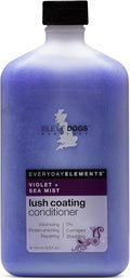 Isle of Dogs - Everyday Elements Lush Coating Conditioner For Dogs - Violet + Sea Mist - Pet Conditioner With Evening Primrose & Jojoba Oil For A Fuller Coat - Made in the USA - 16.9 Oz,Purple,710