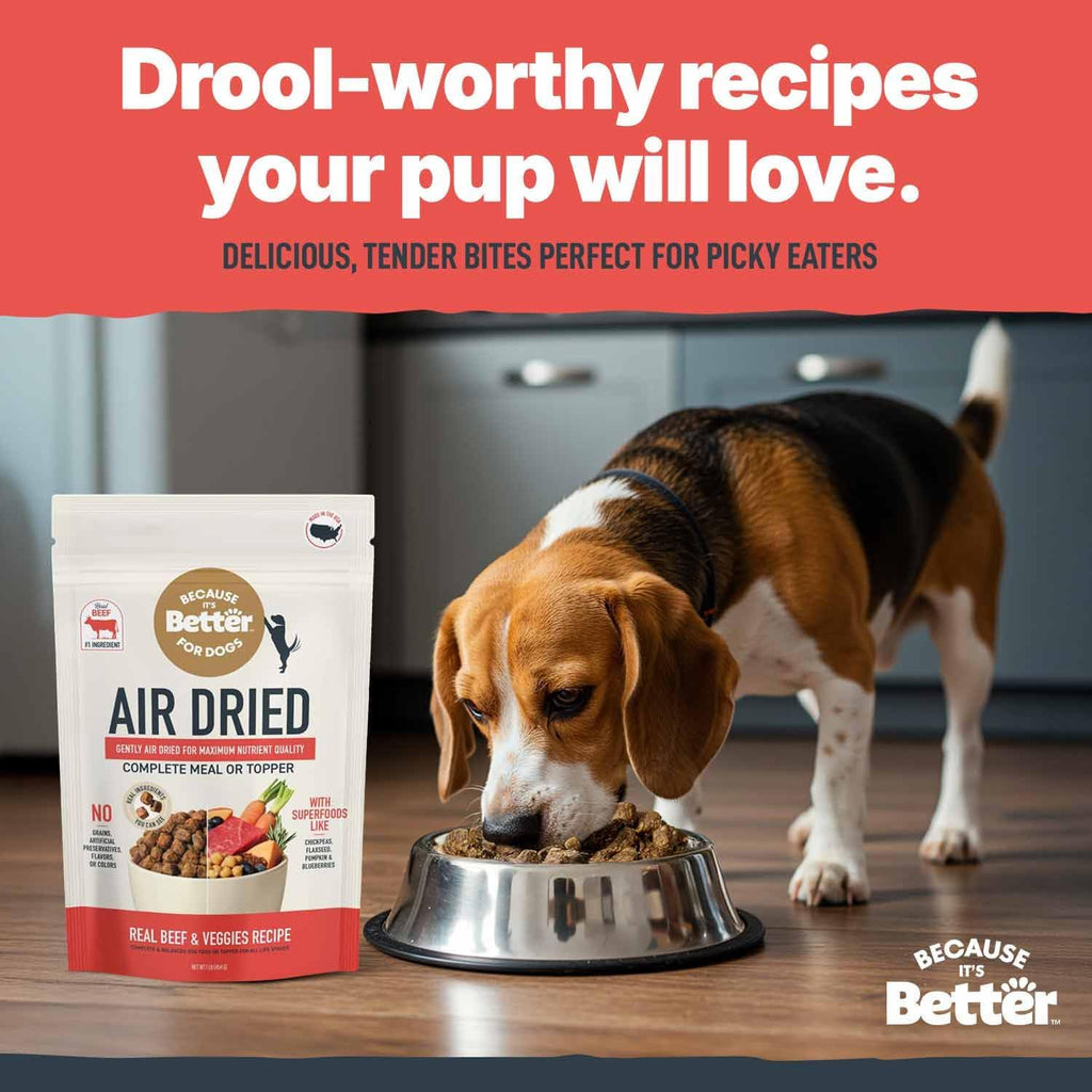 Because it's Better, Dog Food Semi Moist Prime Beef, 16 Ounce | Slow-baked and air-dried with real meat and veggies - a complete, balanced meal for all life stages
