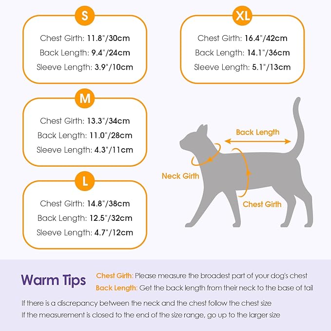 SUNFURA Hair Sticky Cat Clothes, Cat Sweater for Cats Only, 4-Legged Fleece Sweaters Kitten Pajamas Reduce Shedding Fur, Warm Pullover Shirts for Cats, Pink XL