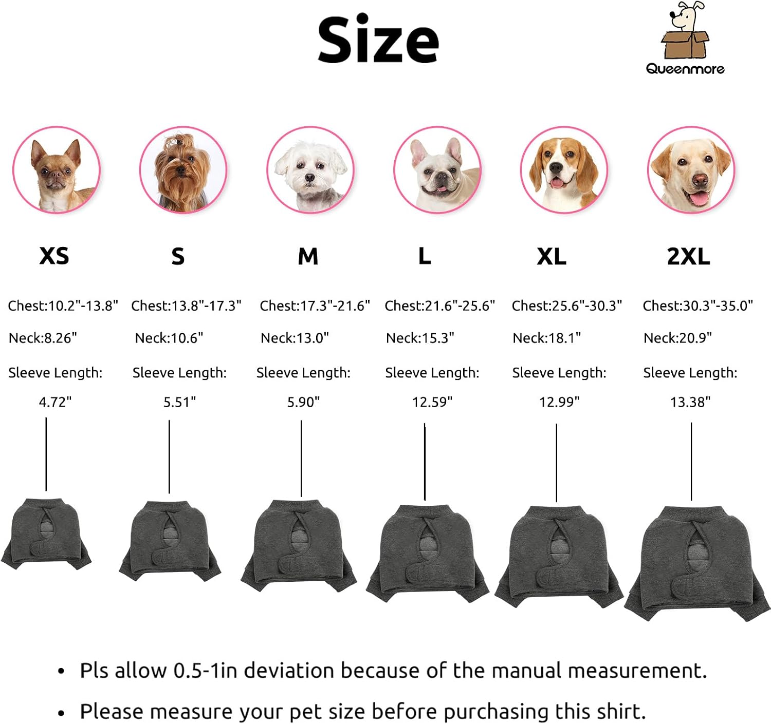 Dog Leg Sleeve to Stop Licking, Alternative to Cone of Shame, After Surgery Dog Elbow Protector with Magic Tapes, Recovery Suit for Dogs Anti-Lick Wounds Sleeves, Grey, S