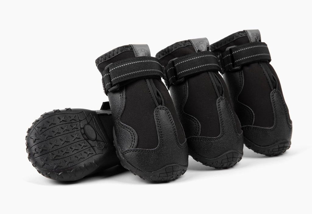 Premium Dog Shoes for Hiking, Rain, Mud, and Hot Concrete - Protective Dog Boots and Booties for Large and Medium Size Dogs - Durable Outdoor Dog Shoes (Size 5 (2.25-2.5" paw Width) Medium)