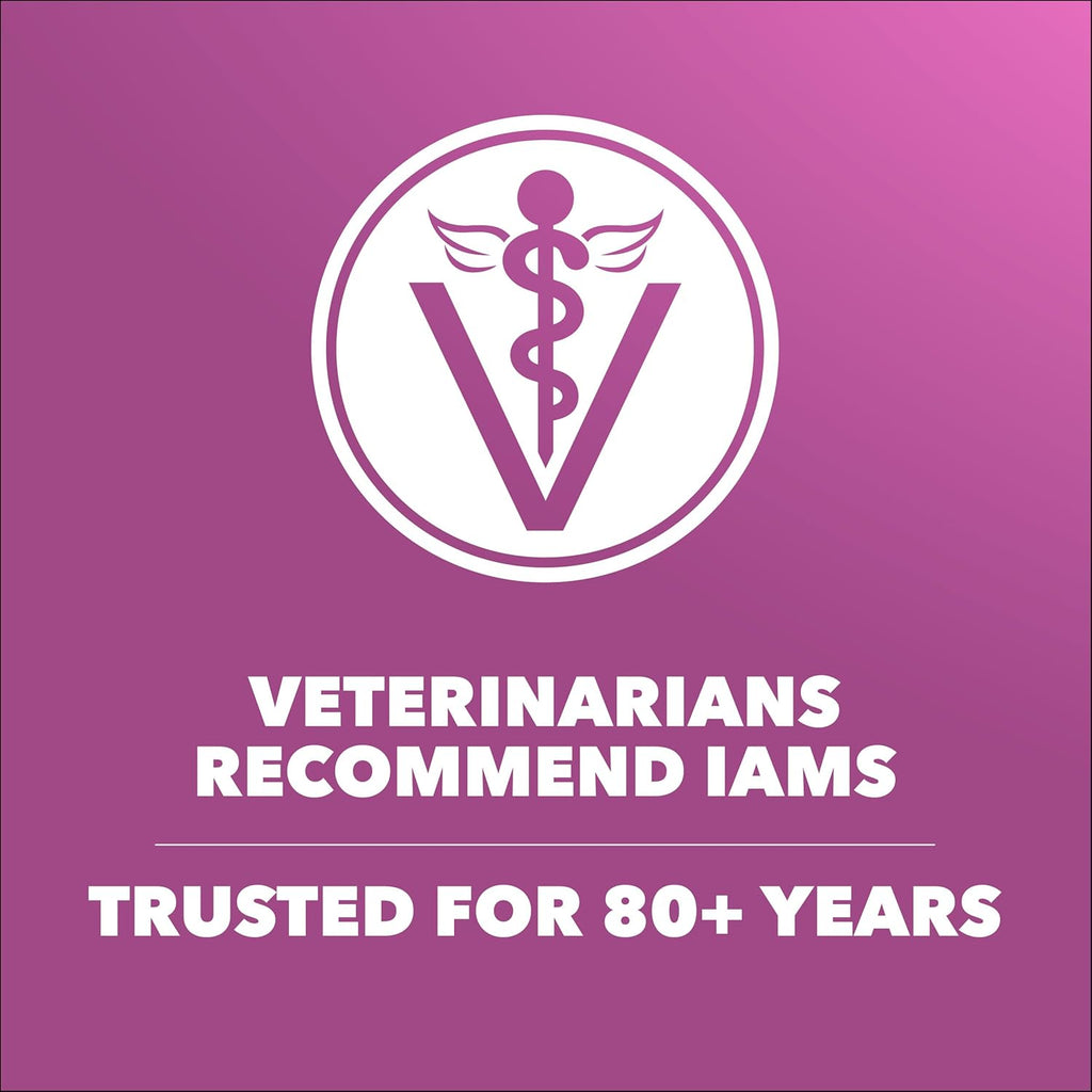 IAMS Proactive Health Healthy Aging Dry Dog Food, Chicken, 5 lb | Veterinarian-recommended, DHA Gold for mental & visual sharpness, Vitamin E & Beta Carotene, real chicken #1 ingredient