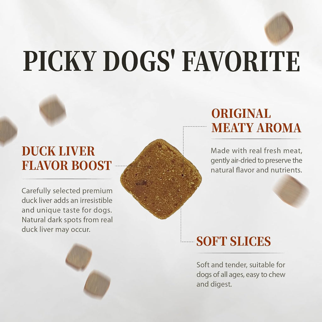 Herz Air-Dried Dog Food, High Protein, Lamb & Duck Liver 1 lb