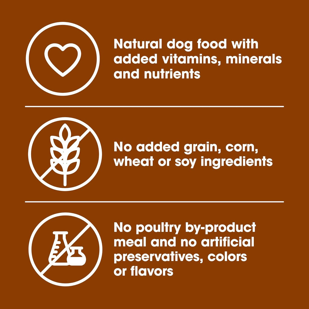 Nature’s Recipe Grain Free Chicken Recipe, Chicken & Venison Recipe and Chicken & Duck Recipe in Savory Broth Variety Pack Wet Dog Food, 12-2.75 oz. Cups, 2 Count