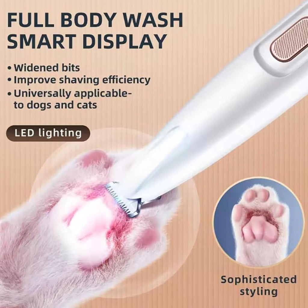 Petior Pet Paw Trimmer, Petior Paw Trimmer, Loom and Ledge Dog Trimmer, Petoir Paw Trimmer for Dogs, Pet MicroPrecision Trimmer, Electric Dog Trimmer for Paws Eyes Ears Face Rump (1Set)
