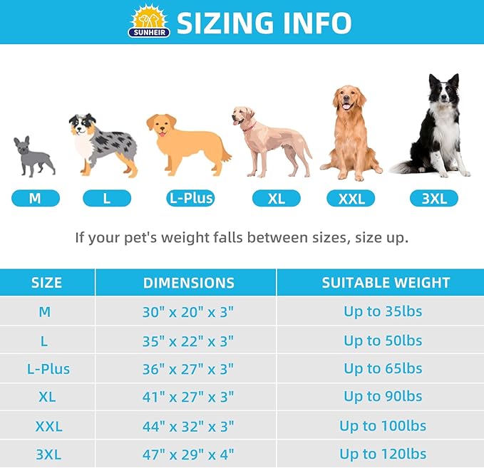 Sunheir Orthopedic Dog Bed for Medium Dogs, Waterproof Deluxe Plush Dog Crate Bed with Removable Washable Cover & Anti-Slip Bottom, Egg Crate Foam Pet Bed Mat, Grey, (30.0" L x 20.0" W x 3.0" Th)