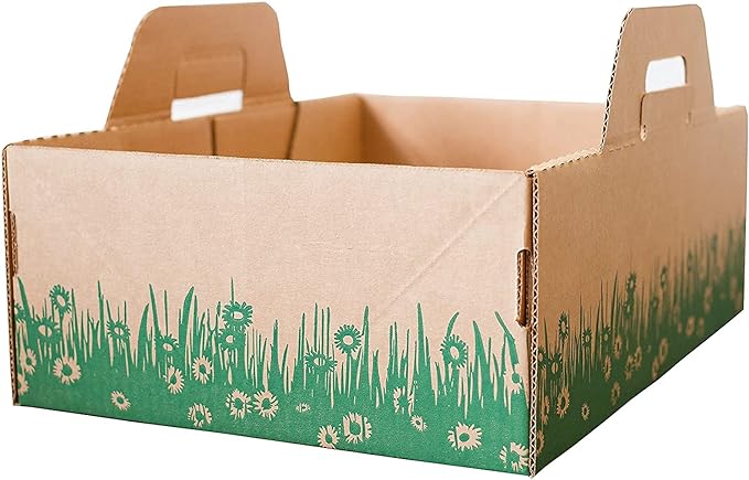 Disposable Ten Second Litter Boxes for Kitty/Cats. Made in The USA. Biodegradable Solution for Quick and Easy Disposal. Made of Recyclable Material. (8-Pack)