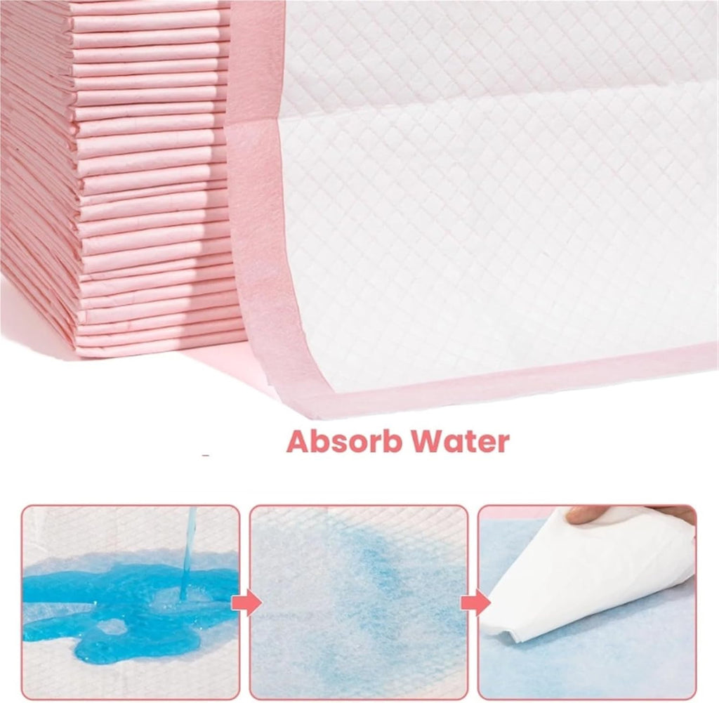 Dog Pee Pads Triple Thickness Super Absorbent Leak-Proof Odor Control | Upgrade triple-layer design for max absorbency, leak-proof, quick-dry, and odor control for dogs, cats, rabbits(10PCS)