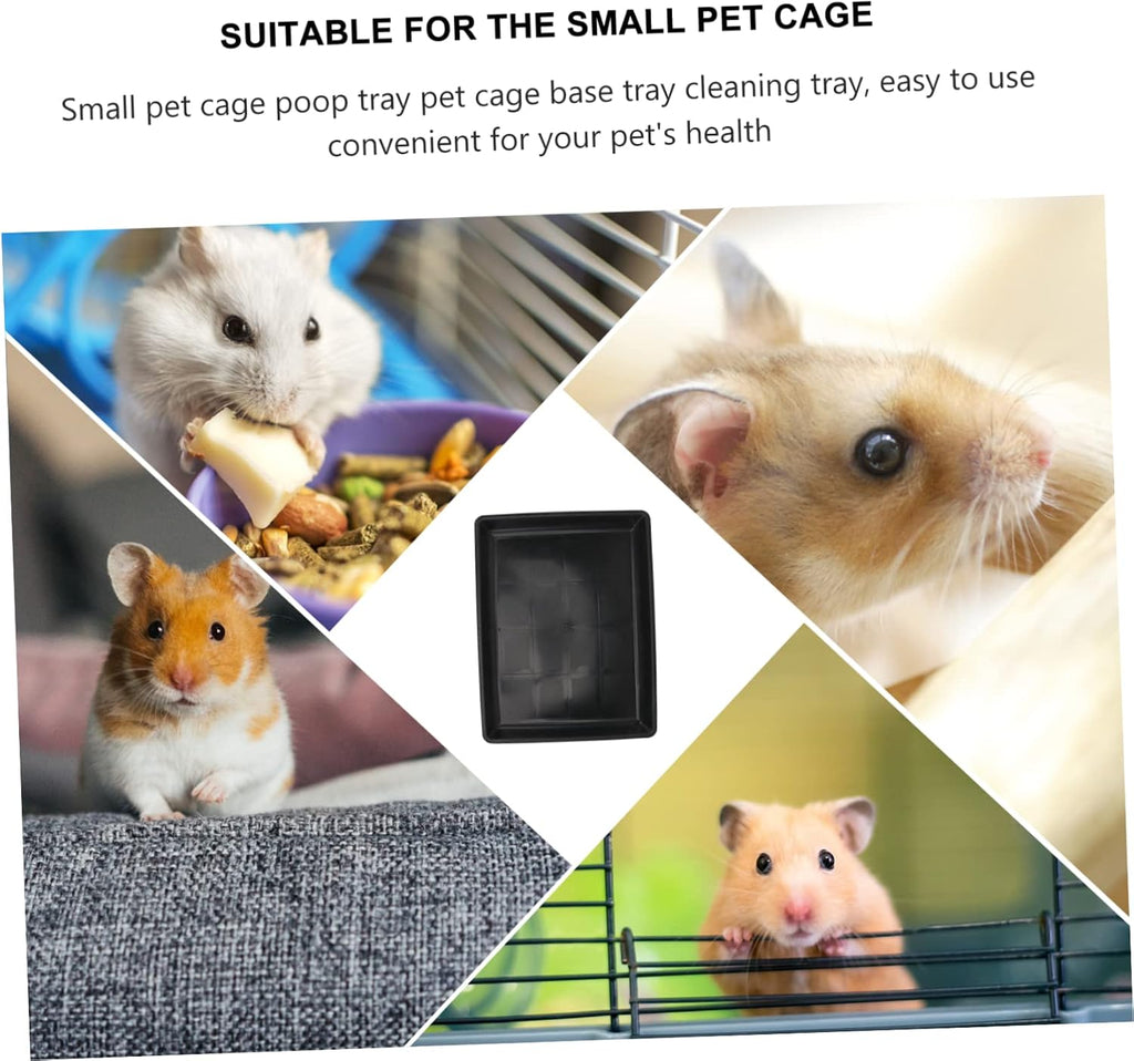 1pc Pet Cage Tray Plastic Pet Potty Tray for Cats Dogs and Replacement Base for Cages for Use Helps Develop Toilet Habits