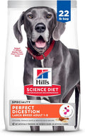 Hill's Science Diet Perfect Digestion Large Breed Dry Dog Food | #1 Veterinarian Recommended, Adult 1-5 Formula, Chicken, Brown Rice, & Whole Oats, 22 lb. Bag