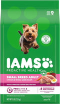 IAMS Proactive Health Small Breed Dry Dog Food, Chicken & Grain, 5 lb | Real Chicken #1 Ingredient, Small Kibble for Small Mouths, Natural Fiber & Prebiotics, No Fillers or Artificial Flavors