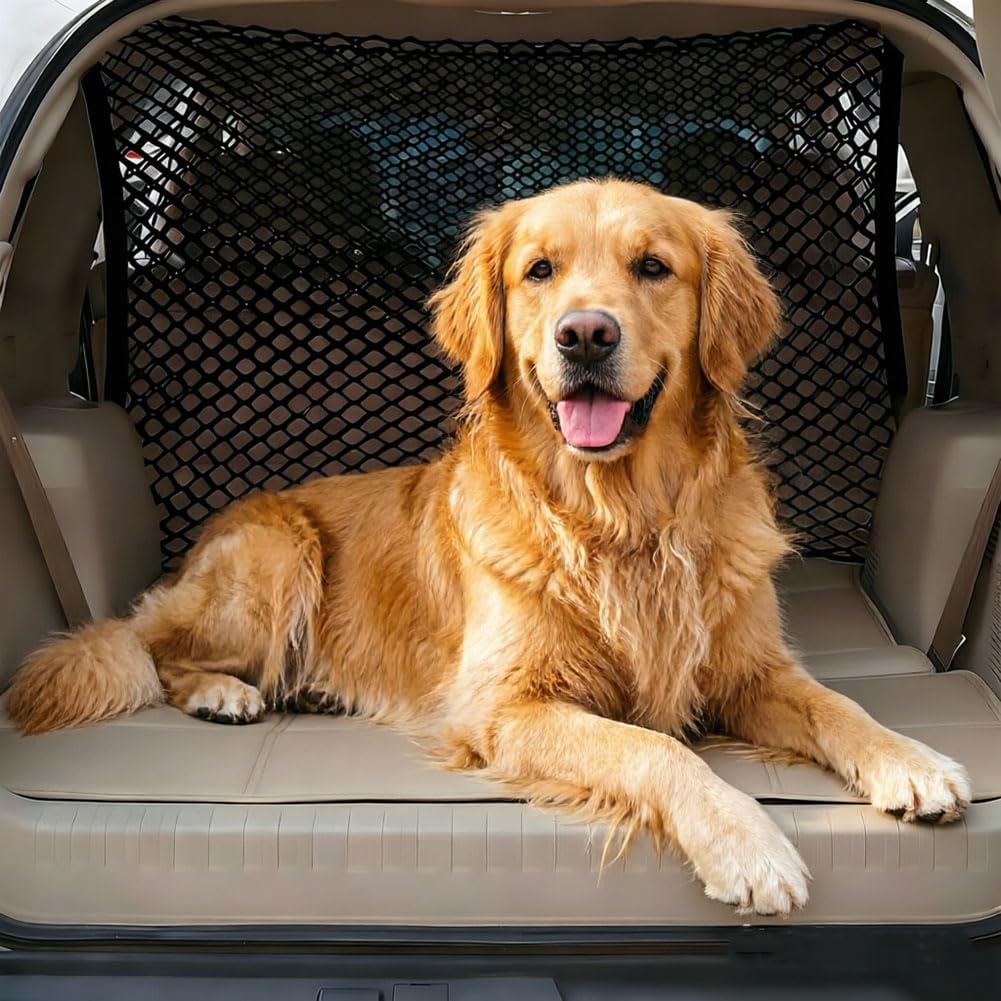 Dog Car Barrier for Lexus TX 2024 2025 | Dog Net for Car, Easy Install Car Dog Barrier, Lightweight Mesh Backseat Divider to Keep Pets Safely in Rear Seat