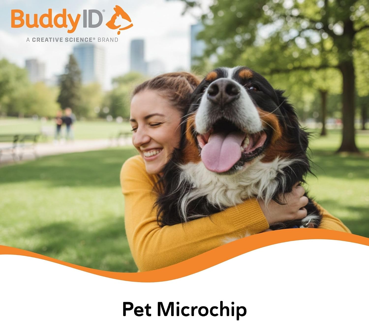 BuddyID ISO Pet Mini Microchip with Pre-Paid Lifetime Registration and Starter Tag, Universally Scannable, Sterile Syringe, Anti-Migration Coating, Parylene Sealer, for Dogs, Cats, Animals, 25-Count