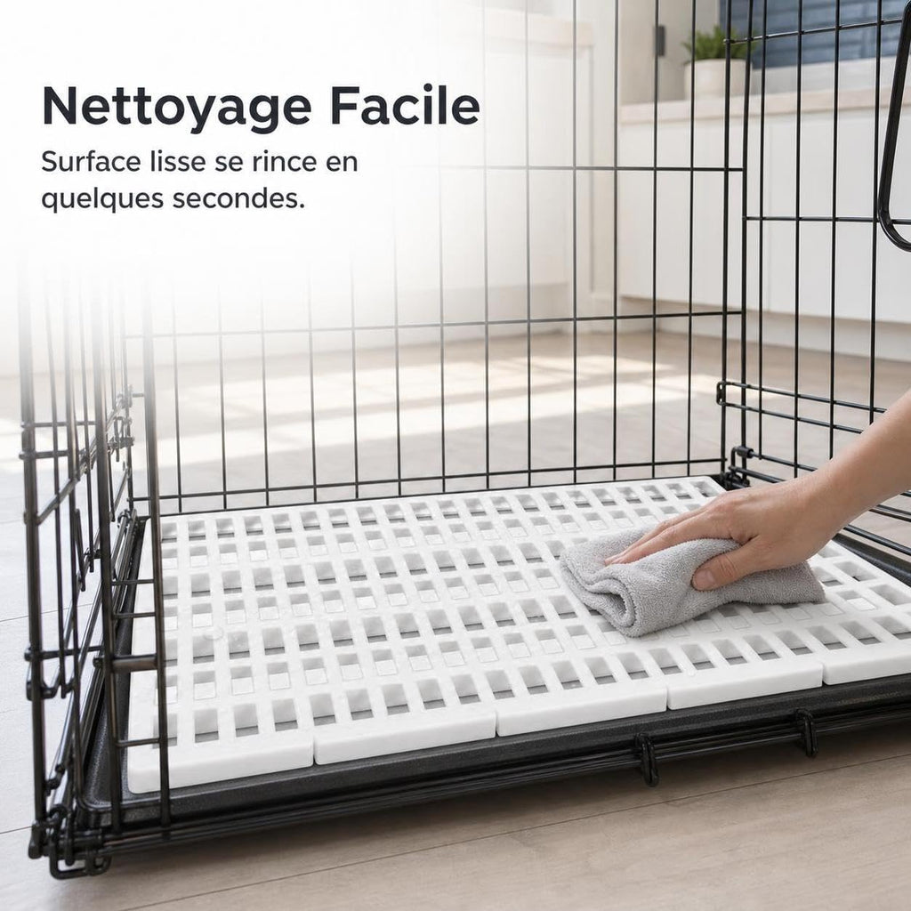 Pet Cage Mat Cooling Pad, Bite Resistant Dog Cooling Mat for All Seasons, for Hot Weather, Connectable, 67cm x 52cm