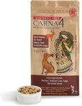CARNA4 Air Dried Dog Food, Venison Recipe, 5 Pound | Pastured New Zealand Venison & Sprouted Seeds, Quick-Baked & Never Extruded, Easy-Chew, No Synthetic Vitamins or Minerals