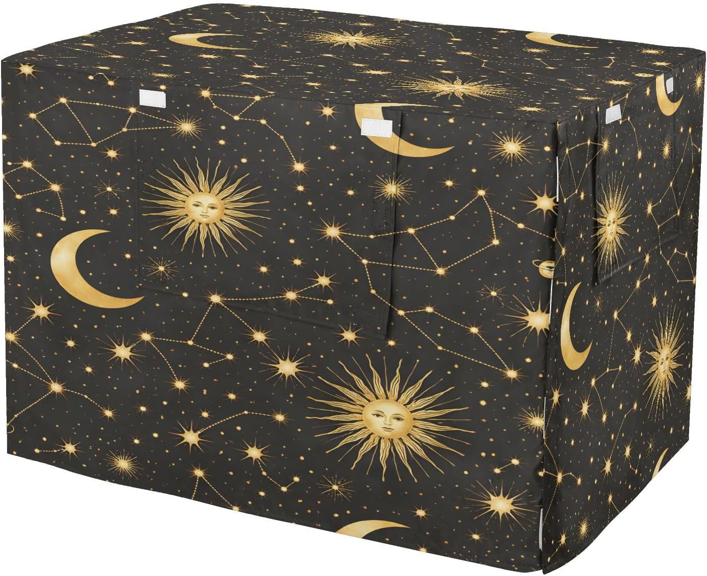 Moon Stars Constellations Dog Crate Covers Breathable Dog Kennel Cover Windproof Waterproof Privacy Shading Fit for 42IN Wire Dog Cage