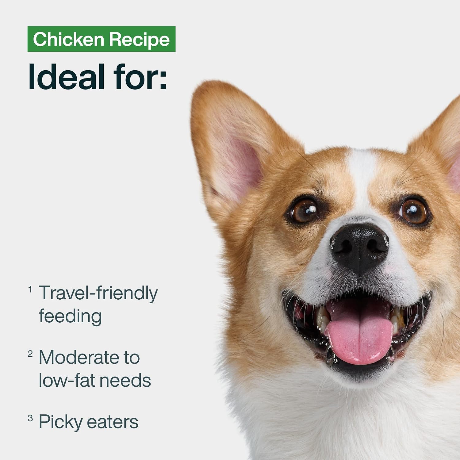 JustFoodForDogs JustFresh Fresh Wet Dog Food or Topper - Chicken, 7 Pack | Fresh Pet Meals and Dog Toppers with No Preservatives, Resealable Package, Human Grade, Home-Cooked Chicken, 12 Oz Pouches