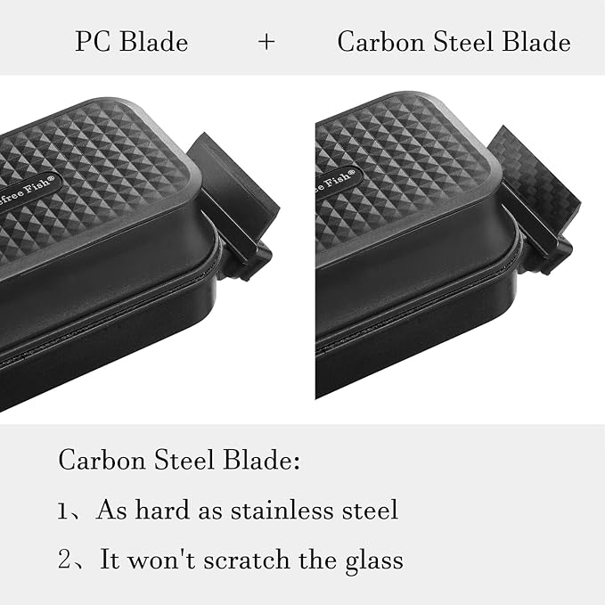 Carefree Fish Aquarium Super Strong Magnetic Cleaner for Glass Fish Tank Magnet Brush with Algae Scrapers Floating