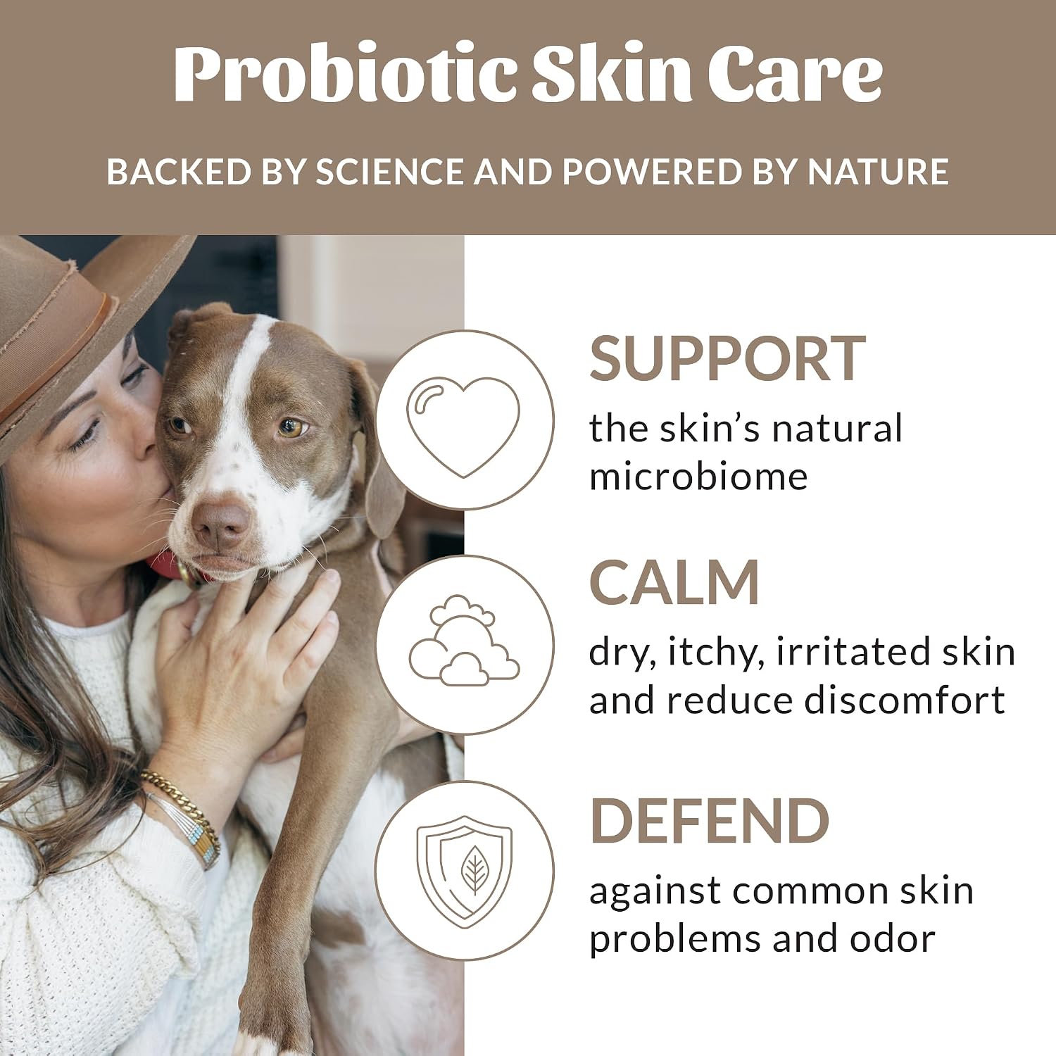 SKOUT'S HONOR Probiotic Dog Shampoo and Conditioner - DOTW, 16 oz | Hydrating Natural 2-in-1 for Itchy Skin, Microbiome-Friendly with Avocado Oil & Omega-3s, Paraben & Sulfate-Free