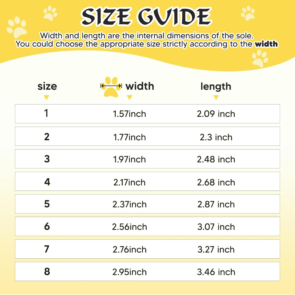 Dog Shoes, Dog Shoes for Large Dogs, Anti Slip Dog Boots & Paw Protectors for Winter Snowy and Summer Hot Pavement, 4 Pack Dog Booties Waterproof for Large Size Dogs (Black, (Size 8))