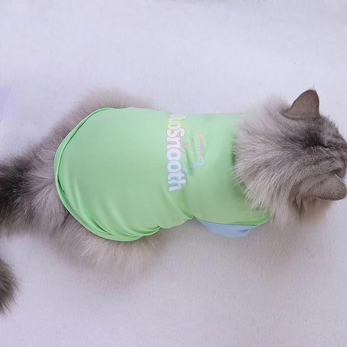 Custom Dog Shirt,Personalized Pet Apparel with Name Text Photo Image,Lightweight Breathable Puppy Kitten Cotton Vest for Small Medium Large Dogs Cats,Puppy Gift (Dopamine Green, Medium)