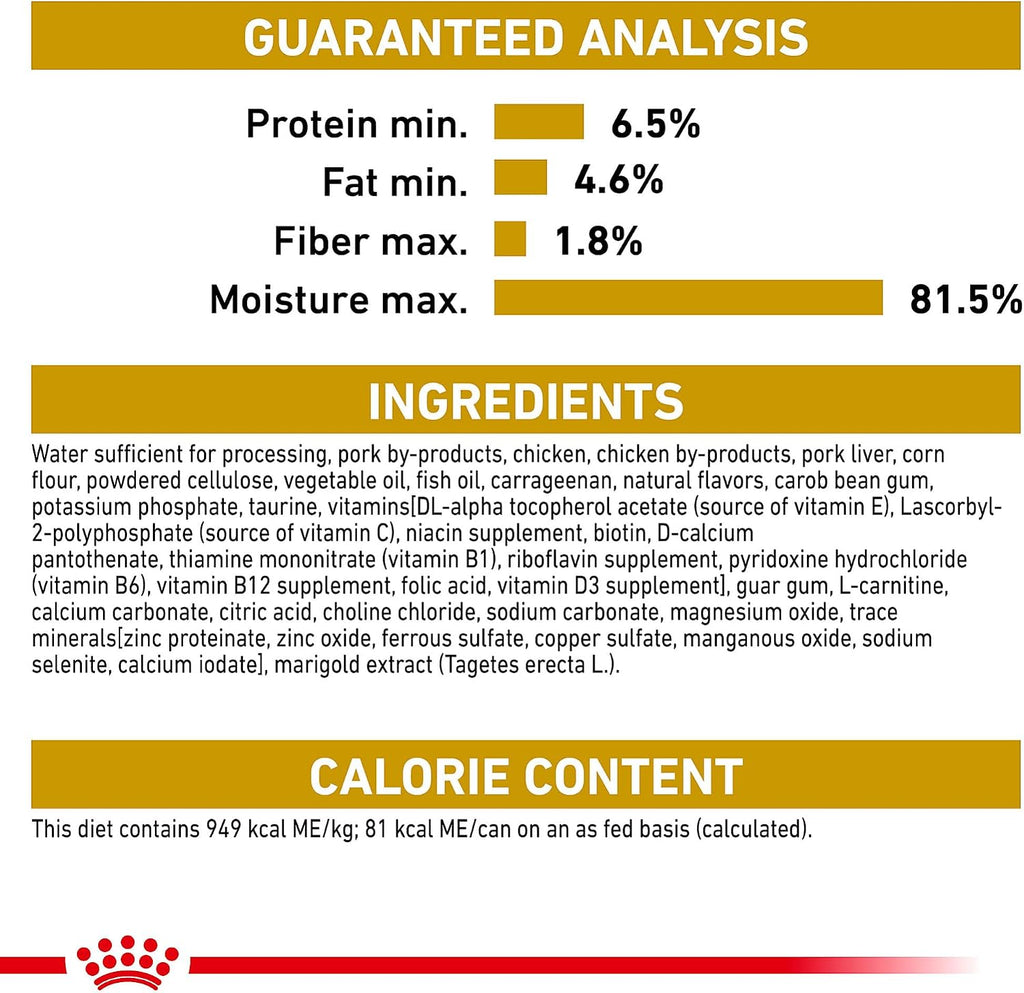 Royal Canin Shih Tzu Adult Wet Dog Food, 3 oz, 6-Pack | Skin & Coat Support, Heart Health, For Adult Shih Tzus 10+ Months, Loaf in Sauce, Developed by Veterinarians