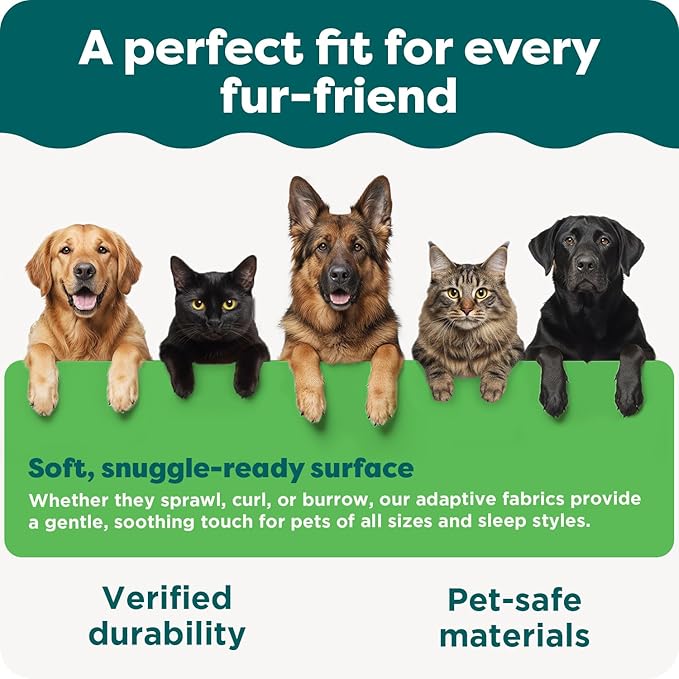 Furhaven Orthopedic Dog Bed for Extra Large Dogs w/ Removable Washable Cover, For Dogs Up to 180 lbs - Ultra Plush Faux Fur & Suede Luxe Lounger Contour Mattress - Cream, Giant/XXXL