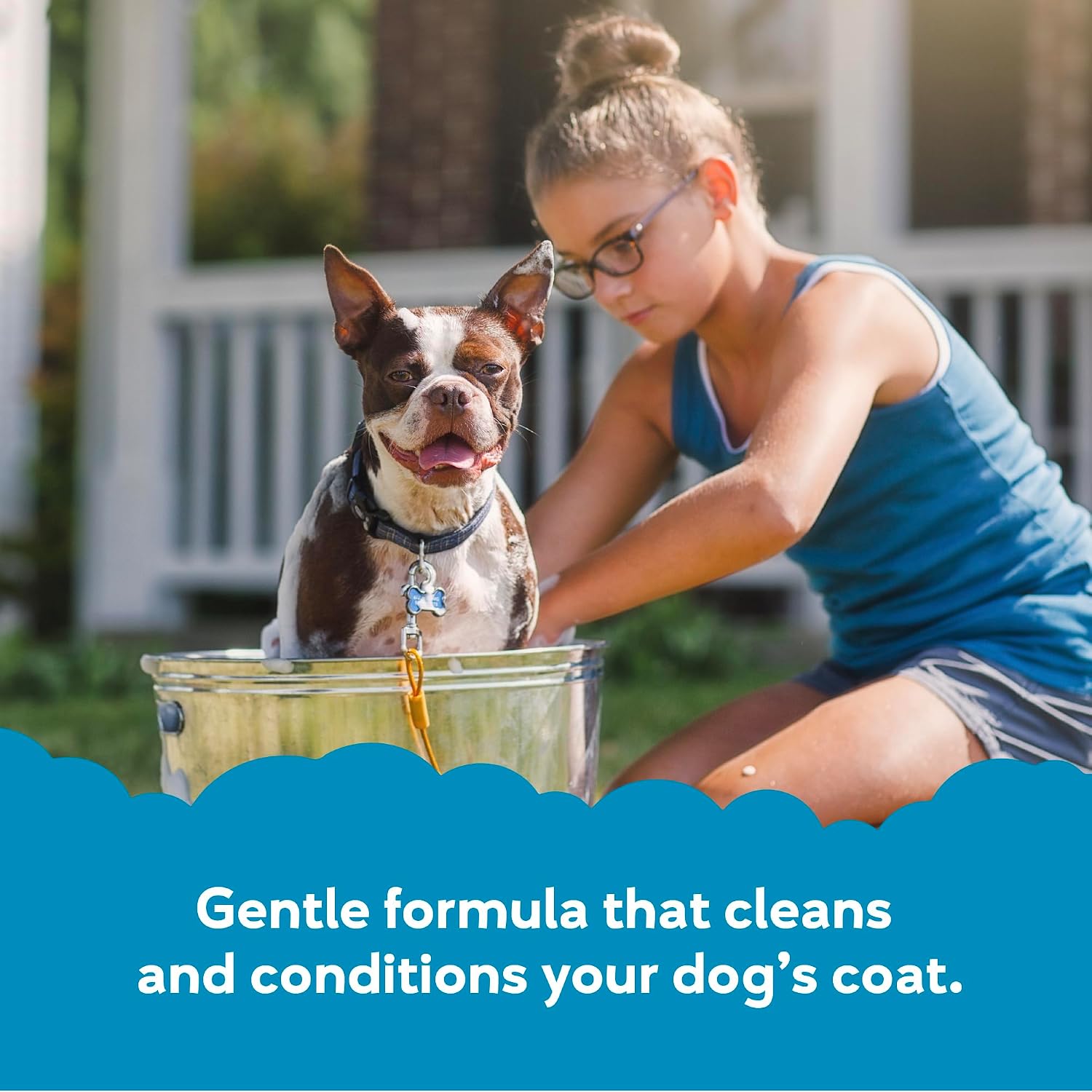 Buddy Grooming Wash 2 in 1 Dog Shampoo, Rosemary & Mint, 16 oz. Bottle