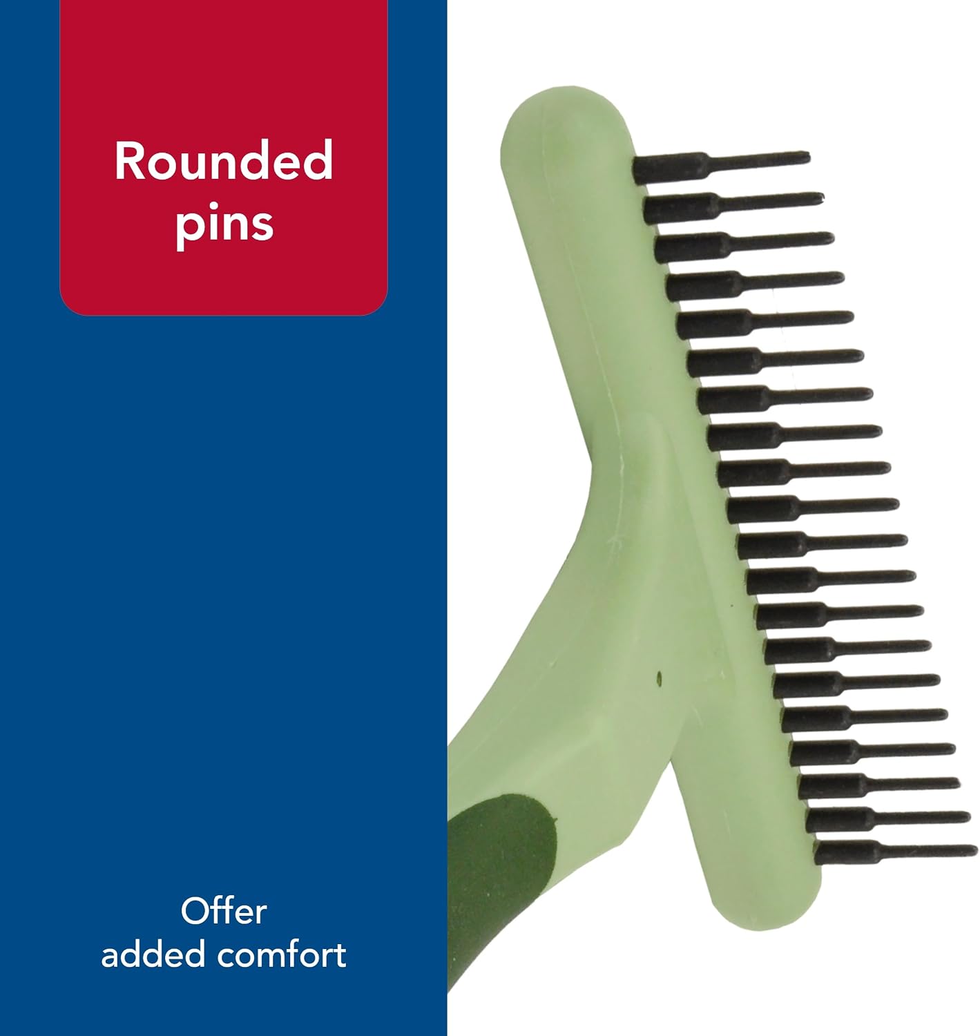 Coastal Pet - Safari Dog Undercoat Rake - Dog Grooming Rake - Gentle Dematting Comb for Dogs - Effective Deshedding Comb - Pet Grooming Tools - Single Row