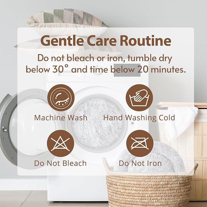 JOLLYVOGUE Calming Dog Bed Medium Size Dog, Anti-Anxiety Donut Medium Pet Bed, 31 inches Fluffy Faux Fur Round Cat Bed, Fits up to 45 lbs Pets (Navy Blue)