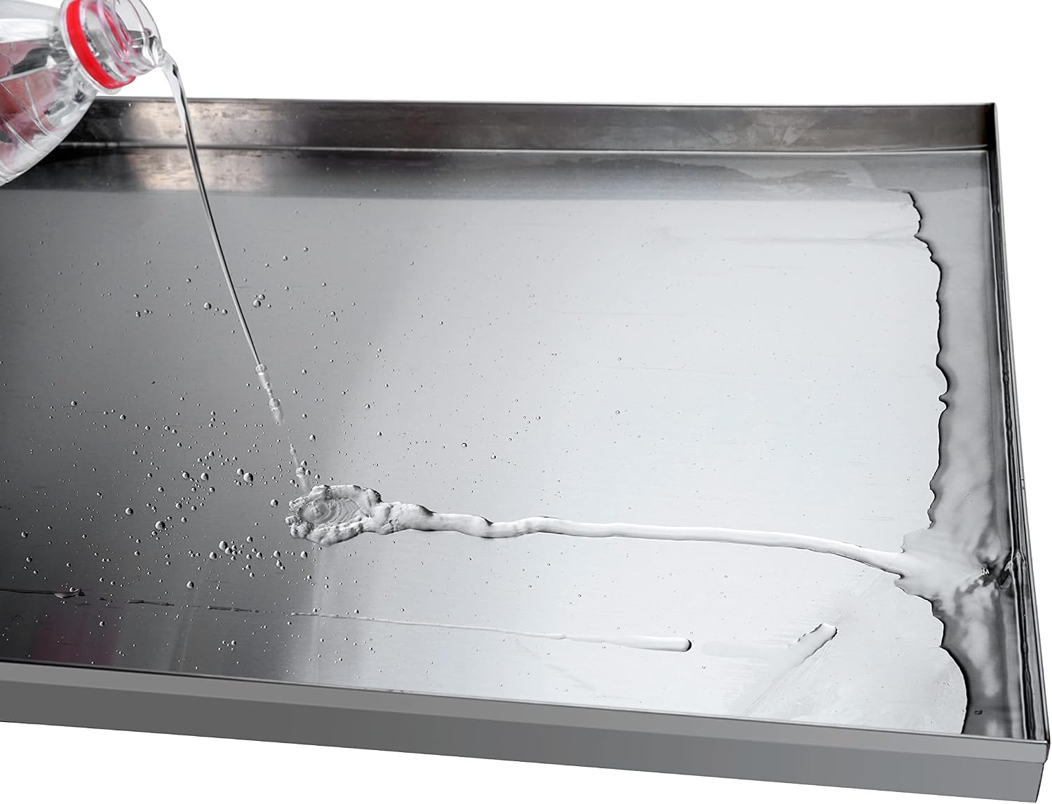 35.5 x 23.4 Stainless Steel Replacement Pan for Dog Crate | Floor Pan for Feeding Bowl Leakproof Chew-Proof and Crack-Proof