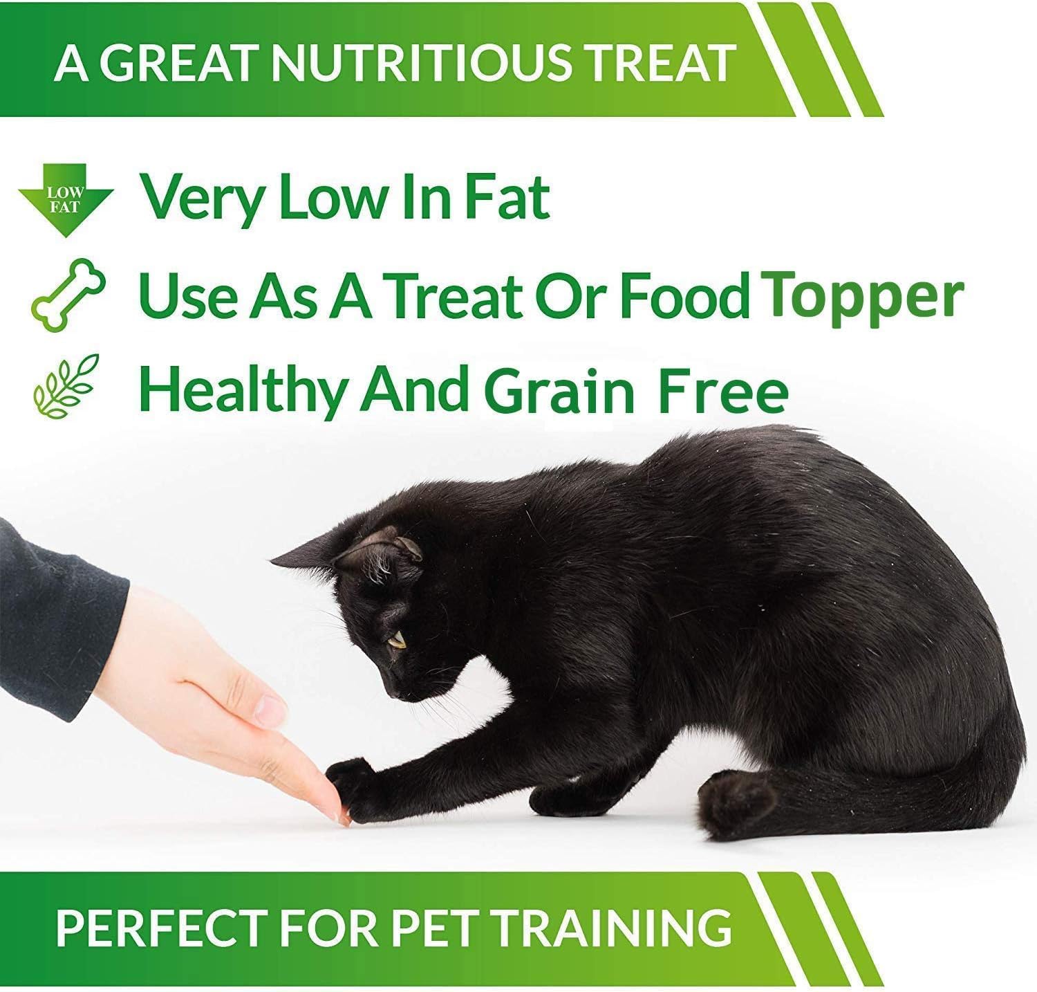 Life Essentials by Cat-Man-Doo | Chicken - 5oz. Bag | Freeze Dried Chicken Cat & Dog Treats | Healthy, Single Ingredient, Training Treats, High Protein | Cooked & Freeze-Dried White Chicken Breast Meat, Healthy Chicken Cat Treats & Dog Treats, High